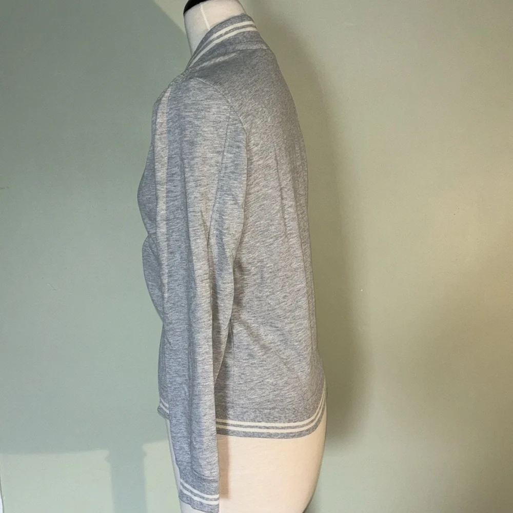 PUMA gray and white zip up in women’s small - Picture 7 of 10